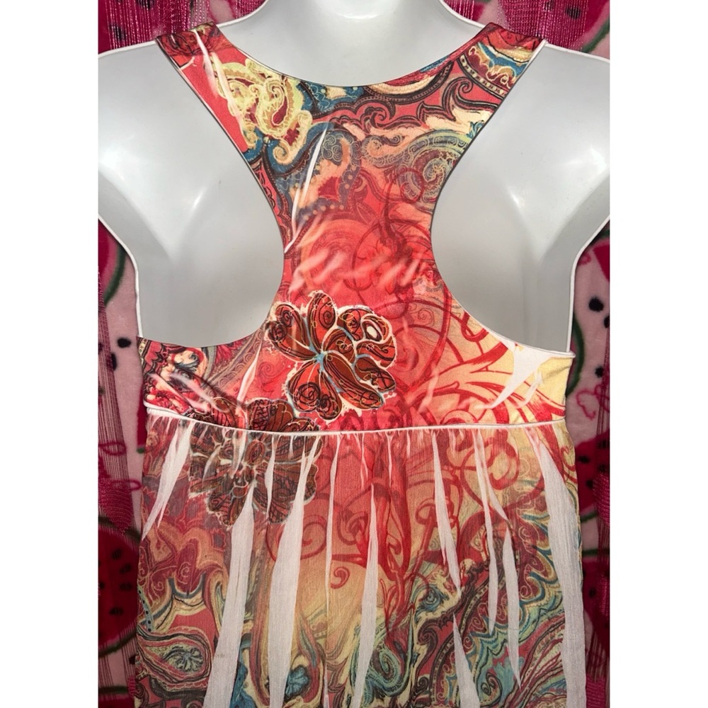 🧡 Y2K Colorful Rhinestone Mini Dress - Picture 7 of 9